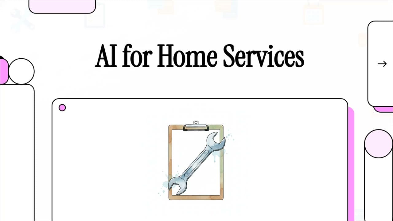 Video overview: AI for home services and trades