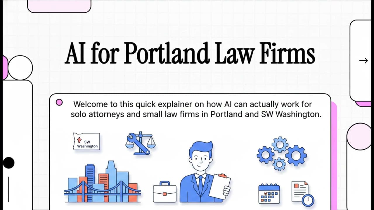 Video overview: AI for law firms